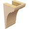 Ekena Millwork 4"W x 4"D x 8"H Wide Olympic Rough Cedar Woodgrain TimberThane Corbel, Primed Tan CORUR04X04X08OLYRCPR - alternate 3